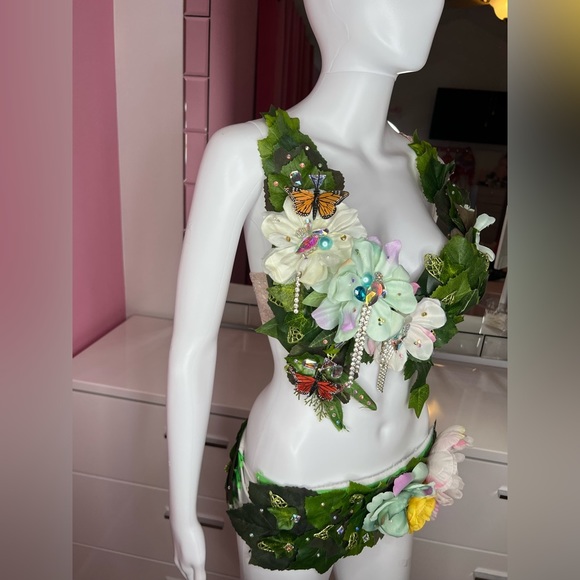 SEXY Fairy Costume 32 D Lingerie Custom Hand Made - Picture 8 of 12